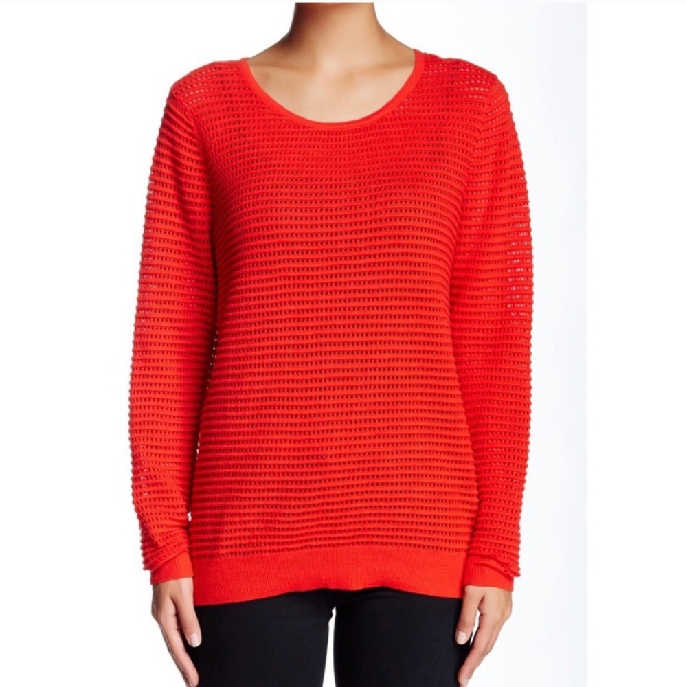 Sandro Silk Trim Sweater